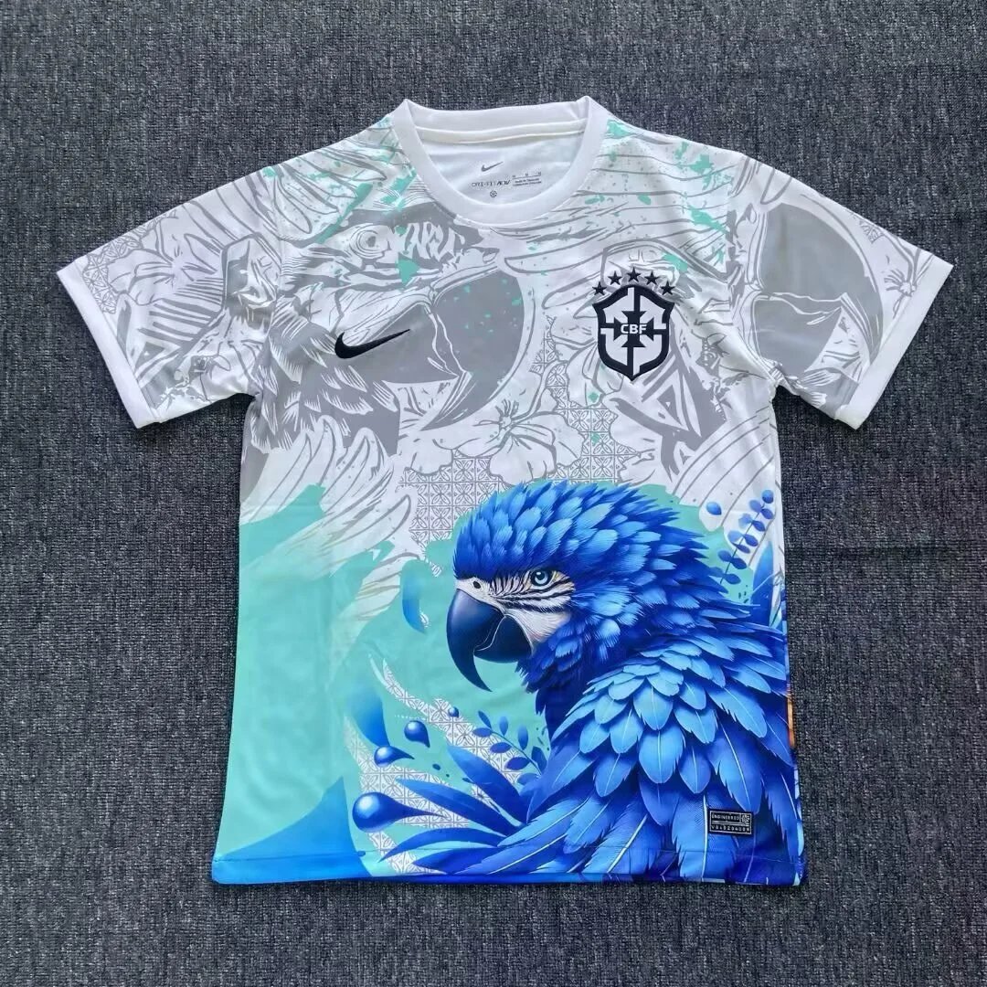 AAA Quality Brazil 25/26 White/Blue Training Jersey